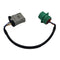 RP1226 Male to ELD Green J1939 9-Pin Male Panel Mount Cable, 12-Inch