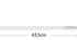 UAYESOK 400-470mhz 17 inches SO239 UHF Fiberglass Mobile Radio Antenna, GMRS Base Antenna, Connector for Ham Radio