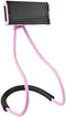 Flexible Cellphone Holder, Universal Mobile Phone Stand Hanging on Neck for Tablet PC Desktop (Pink)