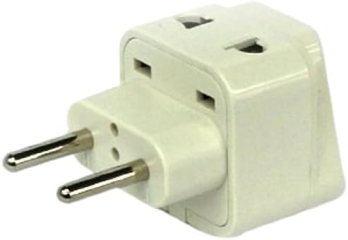 CKITZE BA-9C Universal 2 in 1 Plug Adapter Type C for Europe, Russia, Turkey and More - CE Certified