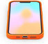 FELONY CASE - iPhone 12 Pro Max Neon Orange Clear Protective Case, TPU and Polycarbonate Shock-Absorbing Cover
