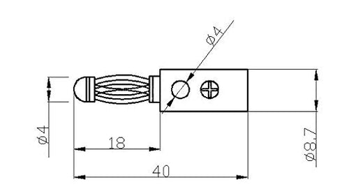 VizGiz 10 Pack Banana Plugs Replacement Screw On Type Banana Speaker Plug Connectors Audio Jack for Speaker Wire Wall