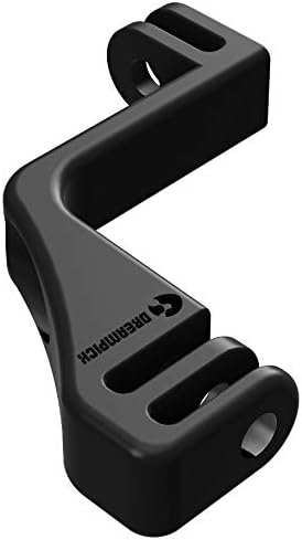 Black Vertical Mount for GoPro Hero 4/5/6/7/8/9, DJI Osmo Action, Compatible with iPhone