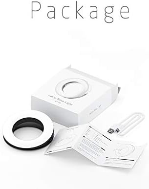 XINBAOHONG 40 Selfie Ring Light Rechargeable Portable Clip-on Selfie Fill Light with LED for Smart Phone Photography