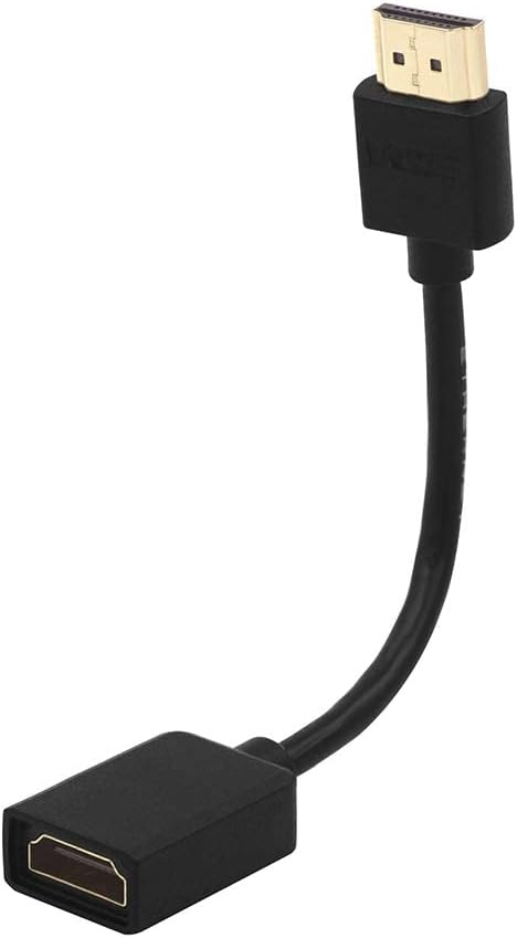 VCE HDMI Extension Cable Male to Female Adapter, Short HDMI Extender for 4K 3D Compatible with Google Chrome Cast, Roku