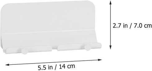 Wall Mobile Phone Holder Phone Holder for Wall Multifunctional Phone Holder Phone Stand with Hook Wall Phone Holder Smartphone Stand Cell Phone Holder Tablet Kickstand Wall Tablet