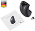 Perixx PERIMICE-713L Wireless Ergonomic Vertical Mouse, Left Handed, 6 Buttons, 3 Level DPI, Black, Medium