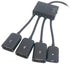 cablecc 3 S5 i9600 Note3 N9000 Micro USB Host OTG Port Hub Adapter Cable with Power for Galaxy Cell Phone & Tablet