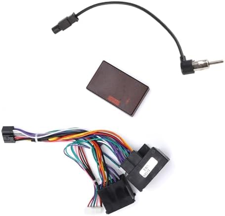 Radio Wiring Harness Adapter with Canbus Box, Car Power Cable Replacement for F30/F10/X5/E46/E39/E53
