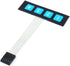 3Pcs 1x4 Matrix Array Membrane Switch, 4 Key Matrix Keyboard Membrane Keys 68*20mm 5Pin Dupont