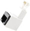 CablesOnline Cat5e/Cat6 RJ45 Ethernet Male/Female Right Angle Adapter. RJ45/ 8P8C Female to RJ45/ 8P8C Male, U-R45W by CABLESONLINE.COM ATLANTIC COMPUTERTECH