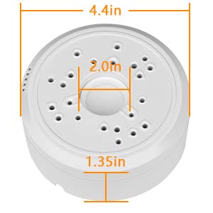 Universal Junction Box for Bullet Security Camera, Waterproof Plastic Mount Bracket for Indoor/Outdoor Wall/Ceiling