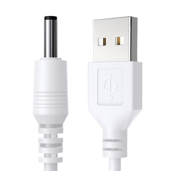 Cpneteion USB to DC Power Cable, 5ft 3.5 x 1.35mm DC Replacement Charging