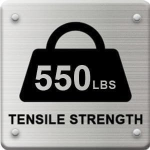 Metal Cable Zip Ties, 24inch Stainless Steel Wire Ties, 550LBS Heavy Duty Self-Locking Strap Ties, 40PCS