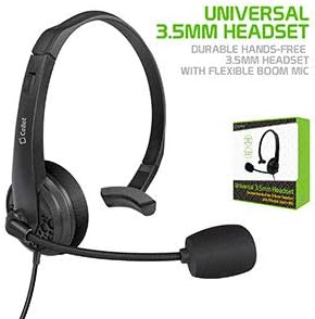 Cellet Wired Hands Free Headphones with 3.5mm Jack, Compatible with Computer, Cellphone, PC, Skype, Webinar, Smart