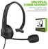 Cellet Wired Hands Free Headphones with 3.5mm Jack, Compatible with Computer, Cellphone, PC, Skype, Webinar, Smart