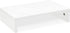 TEAMIX 14.2 inch White Monitor Stand Riser, Wood Monitor Riser with Storage