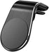 BoxWave MagnetoMount Clip Car Mount for Samsung Galaxy A51 5G - Metal Air Vent Strong Magnet - Jet Black