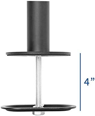 VIVO Black Heavy Duty Grommet Kit for Desk Monitor Mount Stands | Sturdy 4 Inch Grommet Mount with Hardware