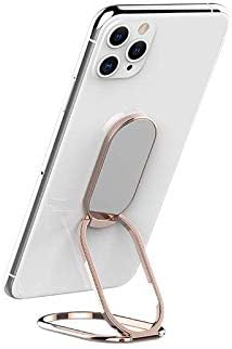 Phone Ring Holder Finger Kickstand, Foldable Cellphone Stand 360° Rotation Metal Ring Grip for Magnetic Mount