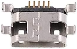 Oiyagai 10Pcs Phone Micro USB Type-B 5 Pin Female SMD Panel Mount Connectors