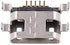 Oiyagai 10Pcs Phone Micro USB Type-B 5 Pin Female SMD Panel Mount Connectors
