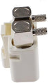 keisnoaja RG316 RG174 15mm 50ohm Fakra SMB B Double Female Right Angle RF Coaxial Adapter, Fakra B Double Female