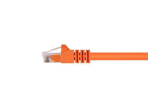 Monoprice Cat6 Ethernet Patch Cable, Snagless RJ45, 2 Feet, Orange, 550MHz, 24AWG
