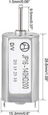 Generic 1.5V/1500RPM 3V/3500RPM 0.02A 2 Pcs(D75cb 0DC8F B6746 A89DD 161D3 620DC XYWHPGV DC Motor Electric Motor Round