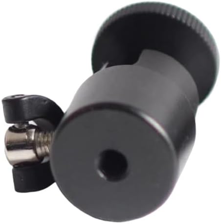 ThtRht 1/4'' Mini Ball Head with Monitor Mount Clamp Clip Screw Adapter Holder for LED Screen Desktop Computer Flash