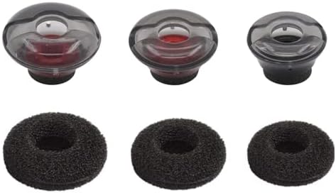 Zotech Replacement Earbuds Eartips & Foams Set for Plantronics Voyager 5200 5220 5210 Wireless Bluetooth Headset, 3 Pcs