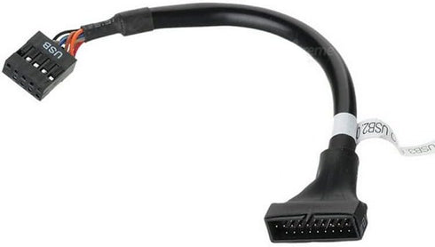 3 Pack USB 3.0 Header to USB 2.0 Motherboard Adapter, 19 Pin to 9 Pin Connector Cable for PC Computer Chassis