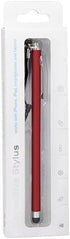 BoxWave Stylus Pen Compatible with iPad Mini 1st Gen - Slimline Capacitive Stylus, Slim Barrel, Rubber Tip Stylus Pen - Crimson Red
