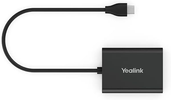Yealink EHS60 Headset Adapter, Compatible with Cisco/Avaya/Poly/Grandstream Desk Phone, Connects to WH62 WH63