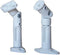 VideoSecu 2 White Universal Satellite Speaker Mounts/Brackets for Walls and Ceilings, 2 Pack