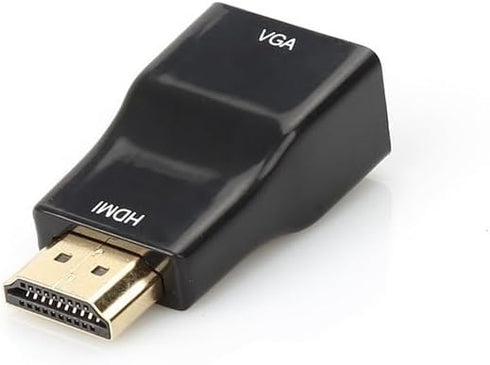 HDMI to VGA Adapter Converter, 1080P Male to Female Cord for Computer, Desktop, Laptop, PC, Monitor, Projector, HDTV, Xbox and More (Black) by BUBUCAM