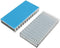 2pcs Silver Color Heat Sink, 80x40x11mm Aluminum Heat Sink Radiator Cooler with Thermal Conductive Adhesive Tape,