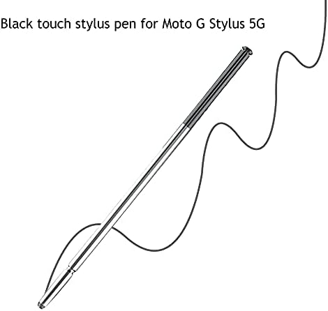 Moto G Stylus 5G Replacement Stylus Pen in Black for Motorola Moto G Stylus 5G XT2131 with Cosmic Emerald Card Eject Pin