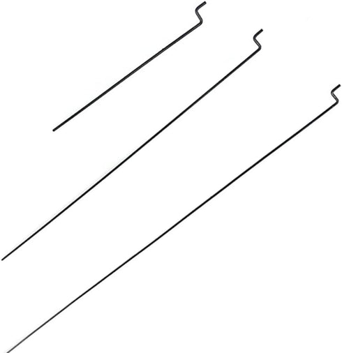 Gracilaria 20PCS (1.2x300mm) RC Airplane Z Type Pushrod Steel Wire Push Pull Rod Pushrod for RC Plane Helicopter Boat