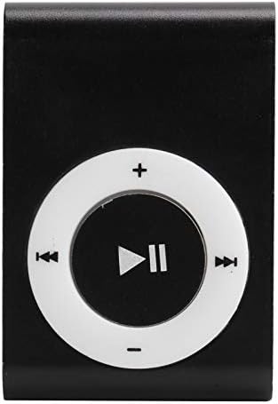 Acogedor Mp3 Mini?MP3 Player, Portable Digital Music Media Player Back?Clip Player with Earphone and USB Cable(Black)