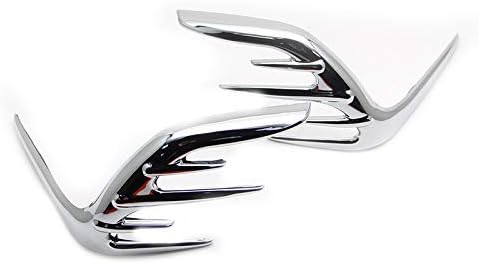 Motorcycle Chrome Motorcycle Passenger Speaker Outer Trim for Goldwing GL1800 2006-2015 by PACASK