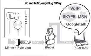 Headset Buddy Female 3.5mm TRRS Headphone Jack to Male USB-A Audio Adapter for MacBook, PC or Desktop Computers