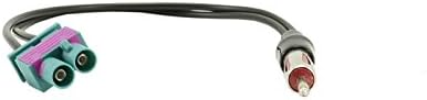 Connects 2 CT27AA51 DIN Aerial Adaptor Cable Compatible with Audi/Volkswagen Double Fakra - CT27AA51