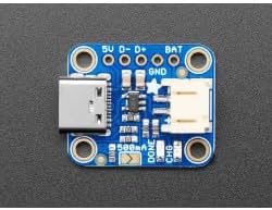 Adafruit Lipo 4410 Micro Charger for LiPoly Batt with USB Type C Plug