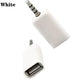 ThtRht 2 Pack 3.5mm MP3 ThrtRht AUX to Audio Adapter - USB A Female to Male Converter for USB Flash Drive, U-Disk, Car