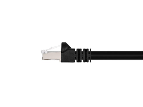 Monoprice Cat6A Ethernet Patch Cable, 0.5ft, RJ45, 550Mhz, STP, Pure Bare Copper Wire