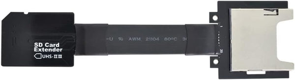 xiwai SD Male Extender to SD Card Female Extension Cable Adapter, Flexible SD/SDHC/SDXC UHS-III