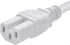 Monoprice Heavy Duty Power Cord | NEMA 5-15P to IEC 60320 C15, 14AWG, 8ft, 15A/1875W, 125V, White