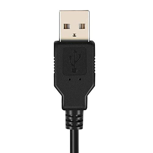USB 2.0 Flush Mount Cable, Round Single Port Male to Female Extension for Car Truck Boat Motorcycle, 6ft