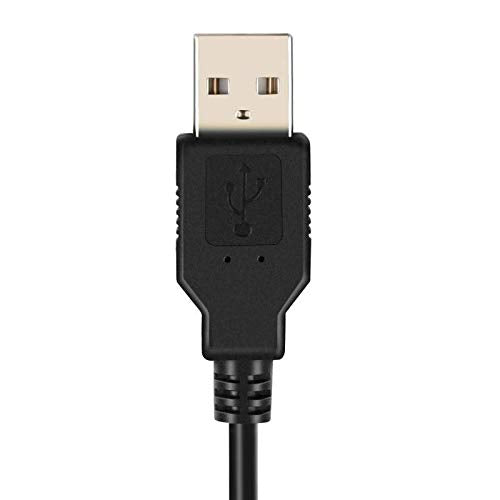 USB 2.0 Flush Mount Cable, Round Single Port Male to Female Extension for Car Truck Boat Motorcycle, 6ft